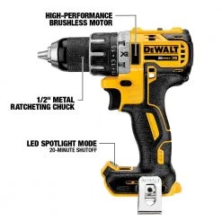 Dewalt DCK483D2 20V MAX XR Brushless Compact Lithium-Ion Cordless 4-Tool Combo Kit -Dewalt Sales 2022 dewndck483d2 a