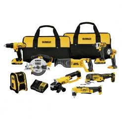 Dewalt DCK940D2 9-Tool Combo Kit - 20V MAX Cordless With 2 Batteries (2 Ah)