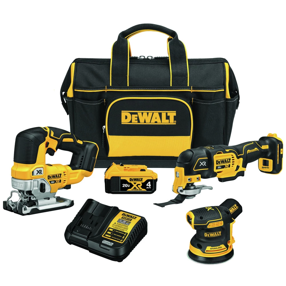 Dewalt DCKSS300M1 20V MAX XR Brushless Lithium-Ion Cordless 3-Tool Combo Kit (4 Ah) 1 Dewalt DCKSS300M1 20V MAX XR Brushless Lithium-Ion Cordless 3-Tool Combo Kit (4 Ah)