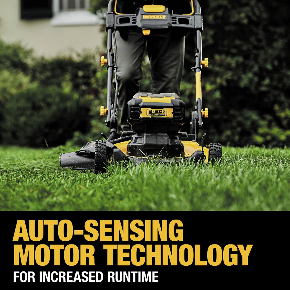 Dewalt DCMWP233U2 2X 20V MAX Brushless Lithium-Ion 21-1/2 In. Cordless Push Mower Kit With 2 Batteries (10 Ah) 8 Dewalt DCMWP233U2 2X 20V MAX Brushless Lithium-Ion 21-1/2 In. Cordless Push Mower Kit With 2 Batteries (10 Ah) - Image 8