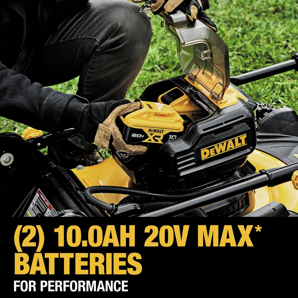 Dewalt DCMWP233U2 2X 20V MAX Brushless Lithium-Ion 21-1/2 In. Cordless Push Mower Kit With 2 Batteries (10 Ah) 9 Dewalt DCMWP233U2 2X 20V MAX Brushless Lithium-Ion 21-1/2 In. Cordless Push Mower Kit With 2 Batteries (10 Ah) - Image 9
