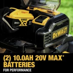 Dewalt DCMWSP244U2 2X 20V MAX Brushless Lithium-Ion 21-1/2 In. Cordless FWD Self-Propelled Lawn Mower Kit With 2 Batteries (10 Ah) -Dewalt Sales 2022 dewndcmwsp244u2 n