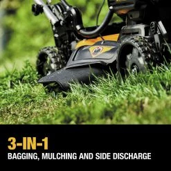 Dewalt DCMWSP244U2 2X 20V MAX Brushless Lithium-Ion 21-1/2 In. Cordless FWD Self-Propelled Lawn Mower Kit With 2 Batteries (10 Ah) -Dewalt Sales 2022 dewndcmwsp244u2 o