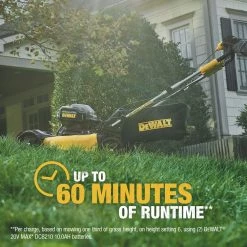 Dewalt DCMWSP244U2 2X 20V MAX Brushless Lithium-Ion 21-1/2 In. Cordless FWD Self-Propelled Lawn Mower Kit With 2 Batteries (10 Ah) -Dewalt Sales 2022 dewndcmwsp244u2 r