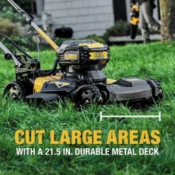 Dewalt DCMWSP244U2 2X 20V MAX Brushless Lithium-Ion 21-1/2 In. Cordless FWD Self-Propelled Lawn Mower Kit With 2 Batteries (10 Ah) -Dewalt Sales 2022 dewndcmwsp244u2 s