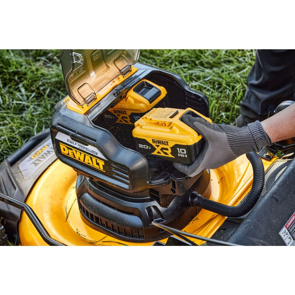 Dewalt DCMWSP255U2 2X20V MAX XR Brushless Lithium-Ion 21-1/2 In. Cordless Rear Wheel Drive Self-Propelled Lawn Mower Kit With 2 Batteries (10 Ah) 11 Dewalt DCMWSP255U2 2X20V MAX XR Brushless Lithium-Ion 21-1/2 In. Cordless Rear Wheel Drive Self-Propelled Lawn Mower Kit With 2 Batteries (10 Ah) - Image 11