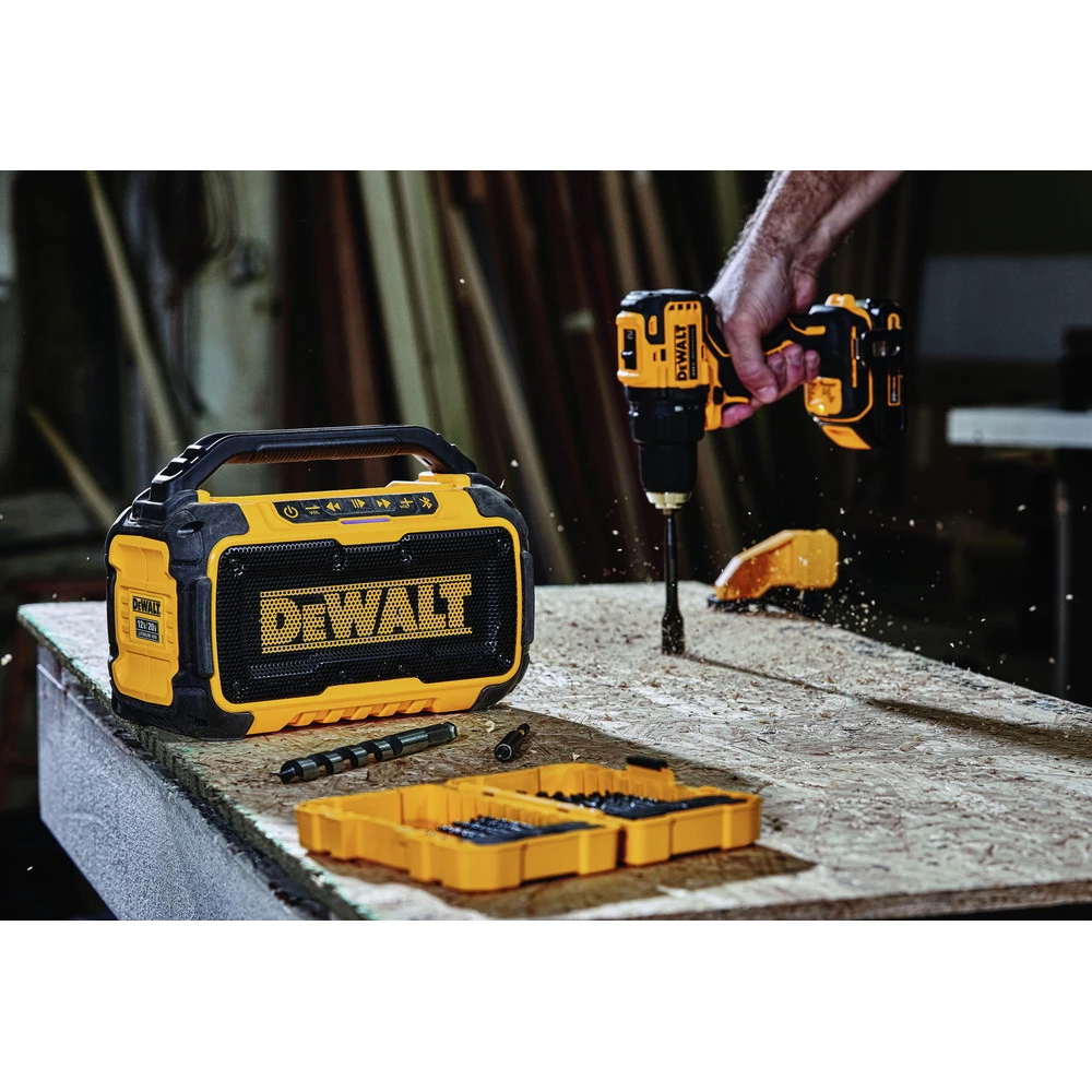 Dewalt DCR010 12V/20V MAX Jobsite Bluetooth Speaker (Tool Only) 8 Dewalt DCR010 12V/20V MAX Jobsite Bluetooth Speaker (Tool Only) - Image 8
