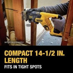 Dewalt DCS367B 20V MAX XR Brushless Compact Lithium-Ion Cordless Reciprocating Saw (Tool Only) -Dewalt Sales 2022 dewndcs367b k