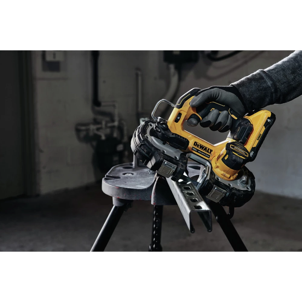Dewalt DCS377Q1 ATOMIC 20V MAX Brushless Lithium-Ion 1-3/4 In. Cordless Band Saw Kit (4 Ah) 9 Dewalt DCS377Q1 ATOMIC 20V MAX Brushless Lithium-Ion 1-3/4 In. Cordless Band Saw Kit (4 Ah) - Image 9