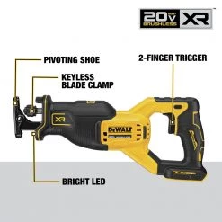 Dewalt DCS382B 20V MAX XR Brushless Lithium-Ion Cordless Reciprocating Saw (Tool Only) -Dewalt Sales 2022 dewndcs382b j