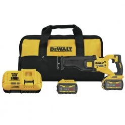 Dewalt DCS389X2 FLEXVOLT 60V MAX Brushless Lithium-Ion 1-1/8 In. Cordless Reciprocating Saw Kit With (2) 9 Ah Batteries