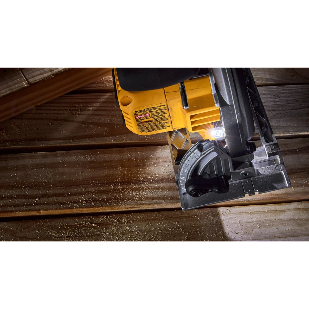 Dewalt DCS512B 12V MAX XTREME Brushless Lithium-Ion 5-3/8 In. Cordless Circular Saw (Tool Only) 6 Dewalt DCS512B 12V MAX XTREME Brushless Lithium-Ion 5-3/8 In. Cordless Circular Saw (Tool Only) - Image 6