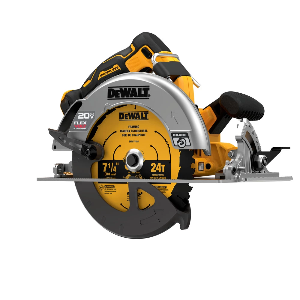 Dewalt DCS573B 20V MAX Brushless Lithium-Ion 7-1/4 In. Cordless Circular Saw With FLEXVOLT ADVANTAGE (Tool Only) 1 Dewalt DCS573B 20V MAX Brushless Lithium-Ion 7-1/4 In. Cordless Circular Saw With FLEXVOLT ADVANTAGE (Tool Only)