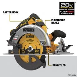 Dewalt DCS573B 20V MAX Brushless Lithium-Ion 7-1/4 In. Cordless Circular Saw With FLEXVOLT ADVANTAGE (Tool Only) 28 Dewalt DCS573B 20V MAX Brushless Lithium-Ion 7-1/4 In. Cordless Circular Saw With FLEXVOLT ADVANTAGE (Tool Only) -Dewalt Sales 2022 dewndcs573b f