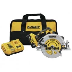 Dewalt DCS574W1 20V MAX XR POWER DETECT Brushless Lithium-Ion 7-1/4 In. Cordless Circular Saw Kit (8 Ah)