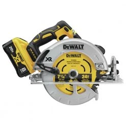 Dewalt DCS574W1 20V MAX XR POWER DETECT Brushless Lithium-Ion 7-1/4 In. Cordless Circular Saw Kit (8 Ah) -Dewalt Sales 2022 dewndcs574w1 a