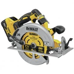 Dewalt DCS574W1 20V MAX XR POWER DETECT Brushless Lithium-Ion 7-1/4 In. Cordless Circular Saw Kit (8 Ah) -Dewalt Sales 2022 dewndcs574w1 b