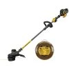 Dewalt DCST970B-DWO1DT802 60V MAX FLEXVOLT Brushless Lithium-Ion Cordless String Trimmer And 0.080 In. X 225 Ft. String Trimmer Line Bundle (Tool Only)