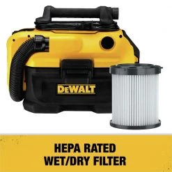 Dewalt DCV581H 20V MAX Cordless/Corded Lithium-Ion Wet/Dry Vacuum (Tool Only) -Dewalt Sales 2022 dewndcv581h i