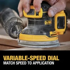 Dewalt DCW210D1 20V MAX XR Brushless Lithium-Ion Variable Speed 5 In. Cordless Random Orbital Sander Kit (2 Ah) -Dewalt Sales 2022 dewndcw210d1 e