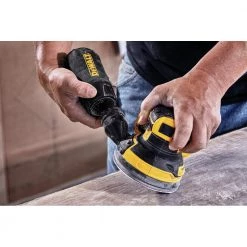Dewalt DCW210P1 20V MAX XR 5 In. Cordless Random Orbital Sander Kit With 5.0 Ah Battery -Dewalt Sales 2022 dewndcw210p1 d