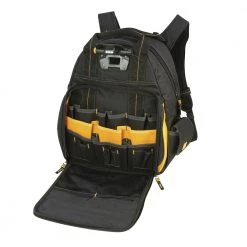 Dewalt DGL523 57-Pocket LED Lighted Tool Backpack -Dewalt Sales 2022 dewndgl523 e