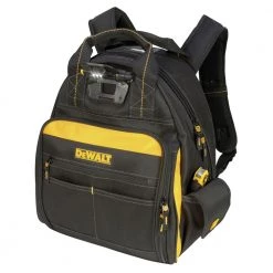 Dewalt DGL523 57-Pocket LED Lighted Tool Backpack -Dewalt Sales 2022 dewndgl523 h