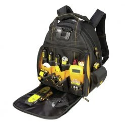 Dewalt DGL523 57-Pocket LED Lighted Tool Backpack -Dewalt Sales 2022 dewndgl523 i