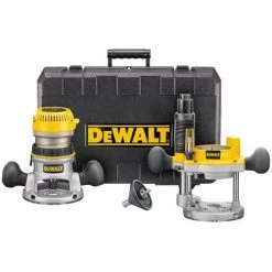 Dewalt DW616PK 1-3/4 HP Fixed Base And Plunge Router Combo Kit