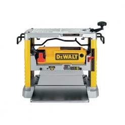 Dewalt DW734 120V 15 Amp Brushed 12-1/2 In. Corded Thickness Planer With Three Knife Cutter-Head