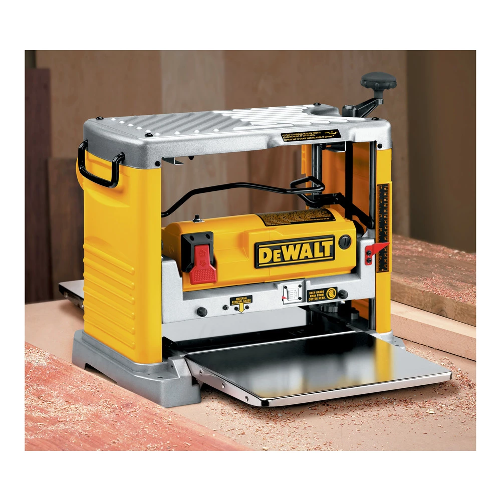Dewalt DW734 120V 15 Amp Brushed 12-1/2 In. Corded Thickness Planer With Three Knife Cutter-Head 13 Dewalt DW734 120V 15 Amp Brushed 12-1/2 In. Corded Thickness Planer With Three Knife Cutter-Head - Image 13