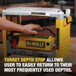 Dewalt DW734 120V 15 Amp Brushed 12-1/2 In. Corded Thickness Planer With Three Knife Cutter-Head 22 Dewalt DW734 120V 15 Amp Brushed 12-1/2 In. Corded Thickness Planer With Three Knife Cutter-Head -Dewalt Sales 2022 dewndw734 l