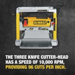 Dewalt DW734 120V 15 Amp Brushed 12-1/2 In. Corded Thickness Planer With Three Knife Cutter-Head 24 Dewalt DW734 120V 15 Amp Brushed 12-1/2 In. Corded Thickness Planer With Three Knife Cutter-Head -Dewalt Sales 2022 dewndw734 n