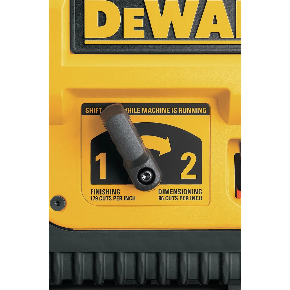 Dewalt DW735 120V 15 Amp 13 In. Corded Three Knife Two Speed Thickness Planer 13 Dewalt DW735 120V 15 Amp 13 In. Corded Three Knife Two Speed Thickness Planer - Image 13