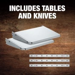 Dewalt DW735X 13 In. Two-Speed Thickness Planer With Support Tables And Extra Knives -Dewalt Sales 2022 dewndw735x k