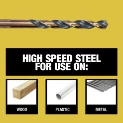 Dewalt DWA1181 21-Piece Black And Gold Coated Drill Bit Set -Dewalt Sales 2022 dewndwa1181 e