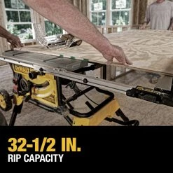 Dewalt DWE7491RS 10 In. 15 Amp Site-Pro Compact Jobsite Table Saw With Rolling Stand -Dewalt Sales 2022 dewndwe7491rs t