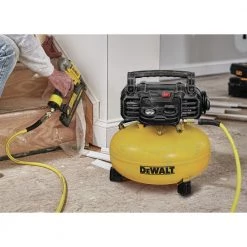 Dewalt DWFP1KIT 18 Gauge Brad Nailer And 6 Gallon Oil-Free Pancake Air Compressor Combo Kit -Dewalt Sales 2022 dewndwfp1kit b