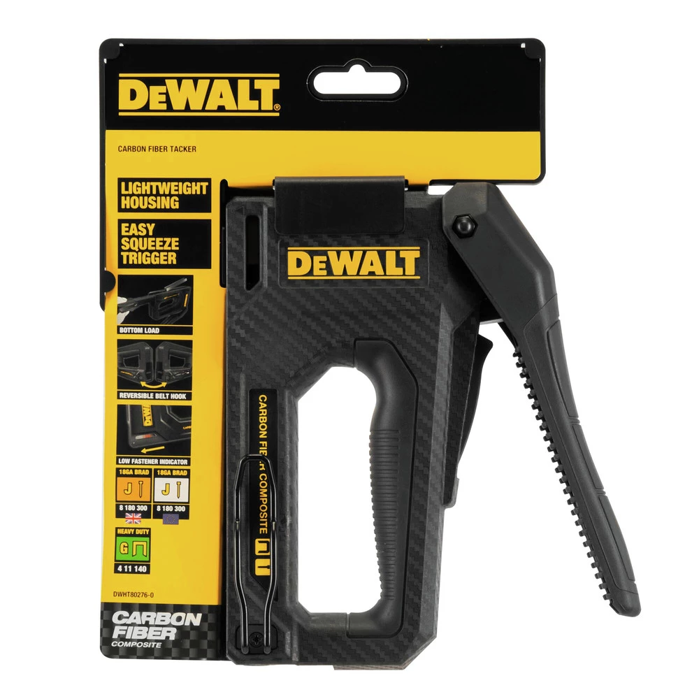 Dewalt DWHT80276 Carbon Fiber 2 In 1 Tacker 5 Dewalt DWHT80276 Carbon Fiber 2 In 1 Tacker - Image 5