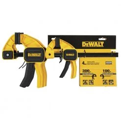 Dewalt DWHT83196 Medium And Large Trigger Clamps 4-Pack -Dewalt Sales 2022 dewndwht83196 b