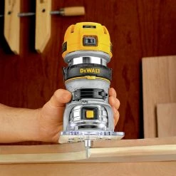 Dewalt DWP611 110V 7 Amp Variable Speed 1-1/4 HP Corded Compact Router With LED -Dewalt Sales 2022 dewndwp611 h