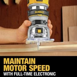 Dewalt DWP611 110V 7 Amp Variable Speed 1-1/4 HP Corded Compact Router With LED -Dewalt Sales 2022 dewndwp611 p