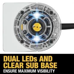 Dewalt DWP611 110V 7 Amp Variable Speed 1-1/4 HP Corded Compact Router With LED -Dewalt Sales 2022 dewndwp611 q