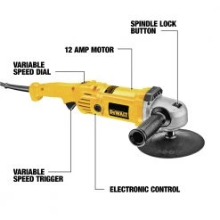 Dewalt DWP849 12 Amp 7 In./9 In. Electronic Variable Speed Polisher -Dewalt Sales 2022 dewndwp849 l