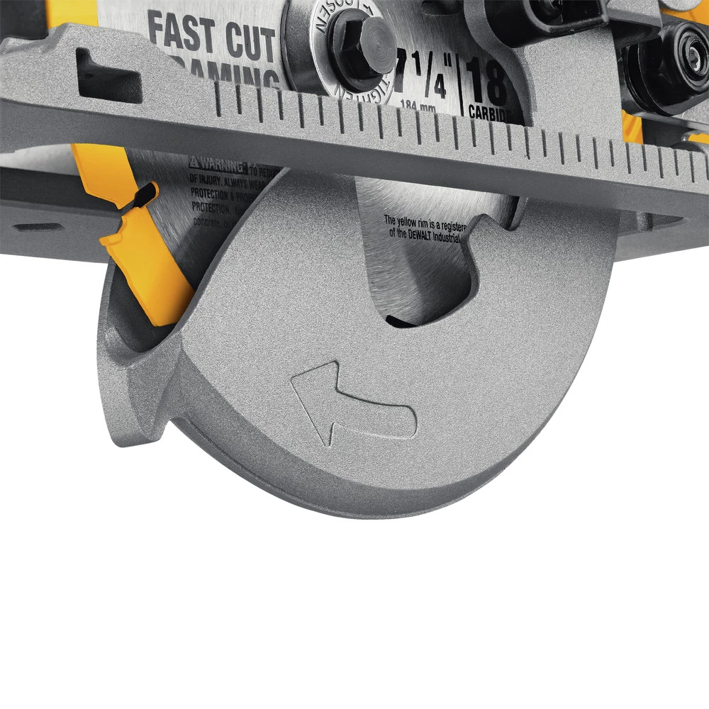 Dewalt DWS535B 120V 15 Amp Brushed 7-1/4 In. Corded Worm Drive Circular Saw With Electric Brake 12 Dewalt DWS535B 120V 15 Amp Brushed 7-1/4 In. Corded Worm Drive Circular Saw With Electric Brake - Image 12