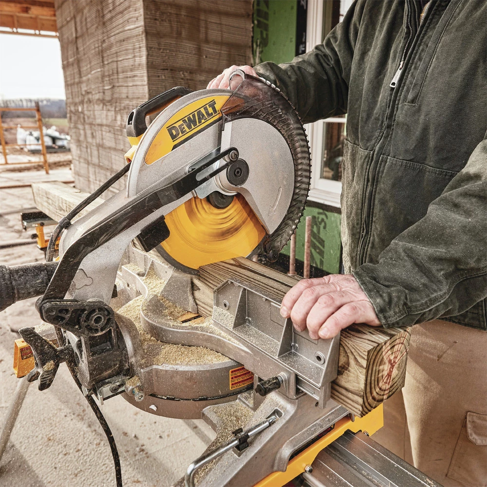 Dewalt DWS715 120V 15 Amp 12 In. Corded Single Bevel Compound Miter Saw 18 Dewalt DWS715 120V 15 Amp 12 In. Corded Single Bevel Compound Miter Saw - Image 18