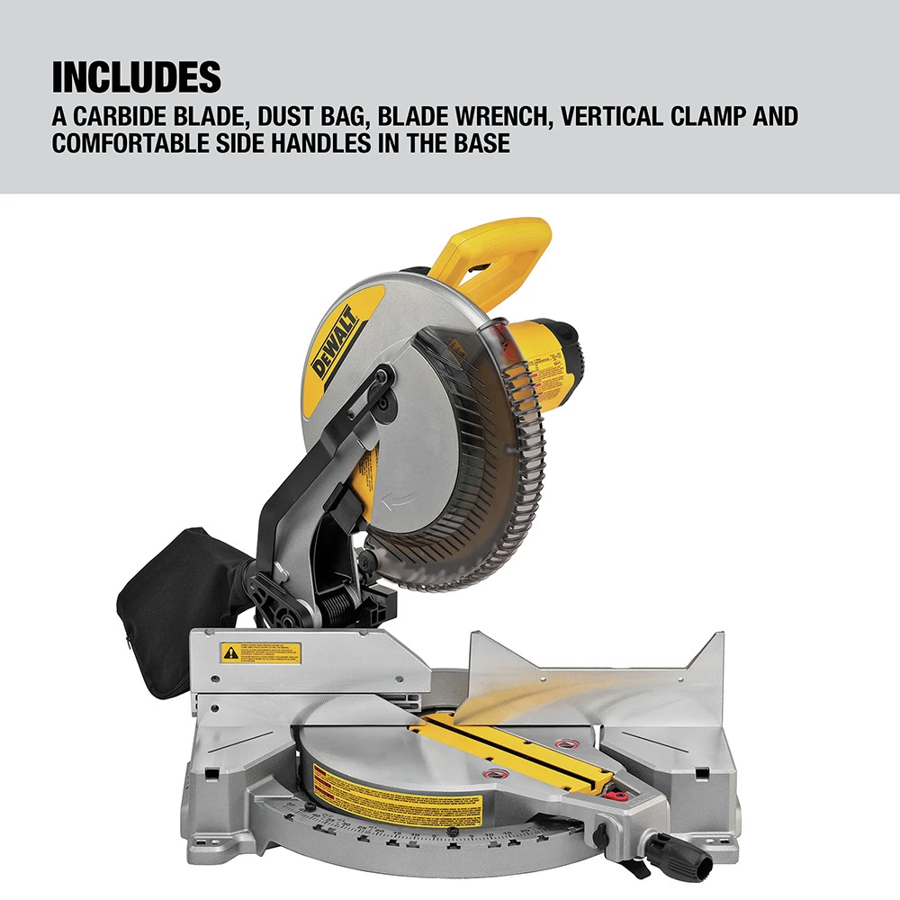 Dewalt DWS715 120V 15 Amp 12 In. Corded Single Bevel Compound Miter Saw 2 Dewalt DWS715 120V 15 Amp 12 In. Corded Single Bevel Compound Miter Saw - Image 2