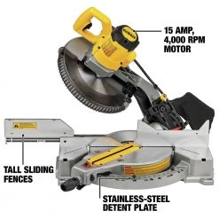 Dewalt DWS715 120V 15 Amp 12 In. Corded Single Bevel Compound Miter Saw 30 Dewalt DWS715 120V 15 Amp 12 In. Corded Single Bevel Compound Miter Saw -Dewalt Sales 2022 dewndws715 n