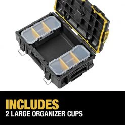 Dewalt DWST08165 14-3/4 In. X 14-3/4 In. X 7 In. TOUGHSYSTEM 2.0 Tool Box - Black -Dewalt Sales 2022 dewndwst08165 k