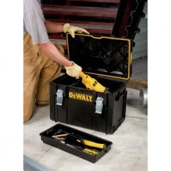 Dewalt DWST08204 14-3/8 In. X 21-3/4 In. X 16-1/8 In. ToughSystem DS400 Tool Case - X-Large, Black -Dewalt Sales 2022 dewndwst08204 c
